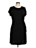 Cable & Gauge Solid Black Casual Dress Size M (estimated) - photo 1
