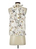 Shein 100% Polyester Ivory Sleeveless Blouse Size 4 - photo 2