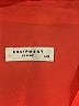 Equipment 100% Silk Orange Blouse Size L - photo 7