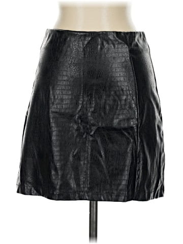 Olive and Oak Faux Leather Skirt (view 1)