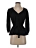 Point Sur 100% Cotton Black 3/4 Sleeve Blouse Size XS - photo 1