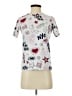 MICHAEL Michael Kors Silver Short Sleeve T-Shirt Size XXS - photo 1