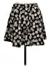 Lush 100% Polyester Floral Black Formal Skirt Size L - photo 2