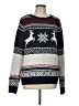 H&M L.O.G.G. Print Gray Pullover Sweater Size L - photo 1