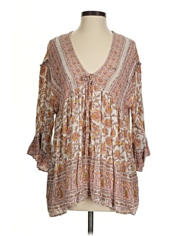 Free People 3/4 Sleeve Blouse (view 1)