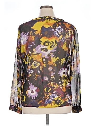Newport News Long Sleeve Blouse (view 2)