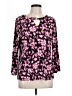 Nine West Pink Long Sleeve Blouse Size L - photo 1