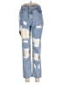 Unbranded Hearts Blue Jeans Size 14 - photo 1
