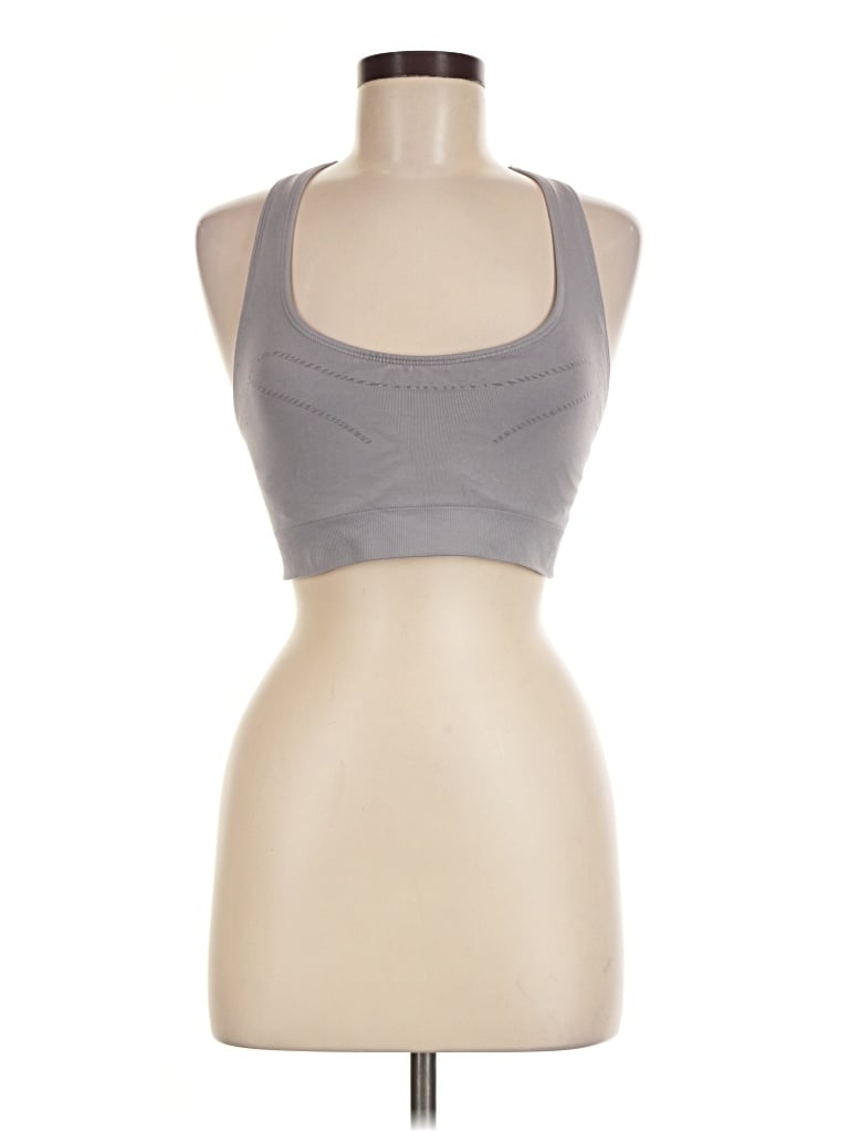 Pre-owned New Balance Sports Bra In Gray