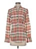 J.Crew 100% Cotton Plaid Pink Long Sleeve Blouse Size 0 - photo 1