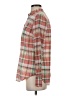 J.Crew 100% Cotton Plaid Pink Long Sleeve Blouse Size 0 - photo 5