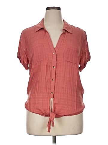 G by GUESS Short Sleeve Blouse (view 1)