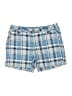 Unbranded 100% Cotton Plaid Blue Shorts Size 6 - photo 1