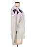 Lands' End 100% Cotton Argyle Gray Cardigan Size L (petite) - photo 4
