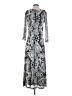 ETRO 100% Viscose Paisley Silver Casual Dress Size 00 (estimated) - photo 2