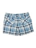 Unbranded 100% Cotton Plaid Blue Shorts Size 6 - photo 2