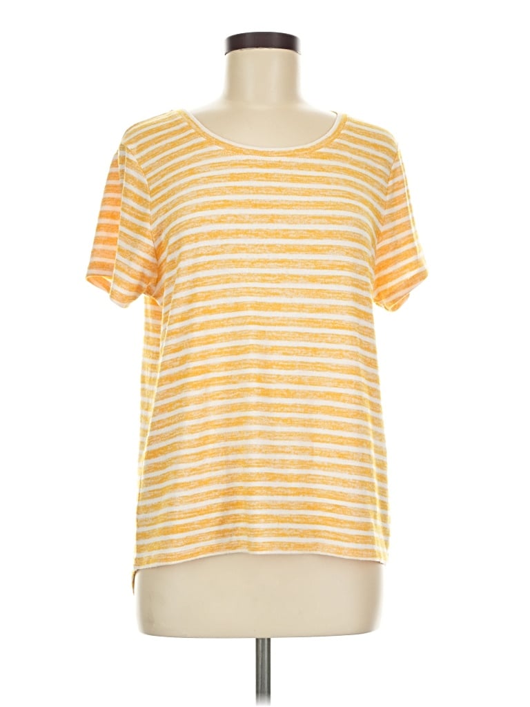 Pre-owned Market & Spruce Short Sleeve T-shirt In Yellow