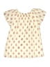 Peek... Ivory Short Sleeve Blouse Size 12-18 mo - photo 1