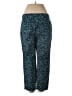 Talbots Animal Print Teal Casual Pants Size 6 (petite) - photo 2