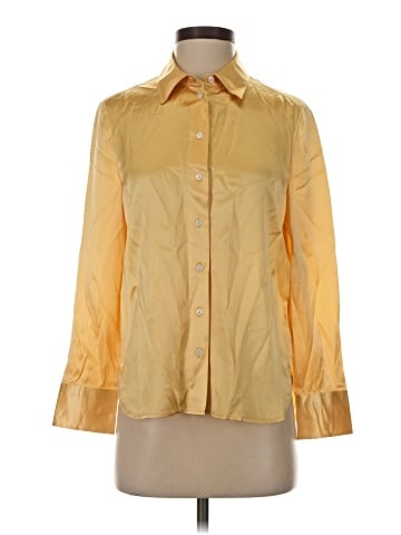 Banana Republic Long Sleeve Silk Top (view 1)