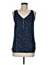 Fortune + Ivy 100% Polyester Blue Sleeveless Blouse Size M - photo 1