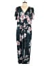 City Chic Floral Teal Jumpsuit Size 18 Plus (M) - photo 1