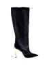 Schutz 100% Leather Black Boots Size 8 1/2 - photo 1