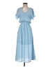 Sienna Sky 100% Polyester Blue Casual Dress Size S - photo 1