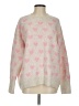 CeCe Hearts Pink Pullover Sweater Size S - photo 1