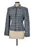 Giancarlo Ferrari 100% Silk Tweed Purple Jacket Size 8 - photo 1