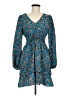 Bebop 100% Polyester Paisley Teal Casual Dress Size M - photo 1