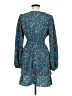 Bebop 100% Polyester Paisley Teal Casual Dress Size M - photo 2