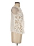 James Coviello 100% Polyester Ivory Sleeveless Blouse Size S - photo 4