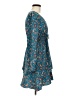 Bebop 100% Polyester Paisley Teal Casual Dress Size M - photo 4