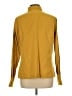 Faconnable Solid Yellow Long Sleeve Button-Down Shirt Size L - photo 2