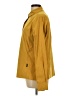 Faconnable Solid Yellow Long Sleeve Button-Down Shirt Size L - photo 5