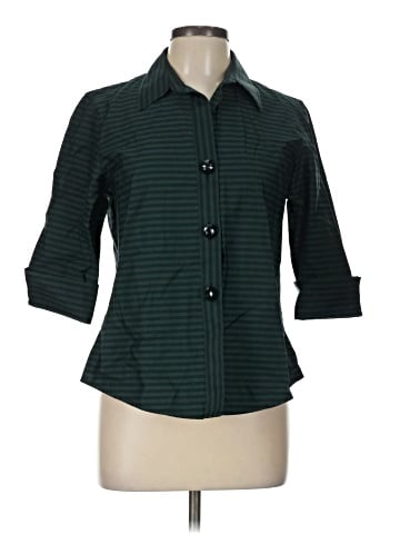 Foxcroft 3/4 Sleeve Button-Down Shirt (view 1)