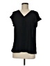 Fortune + Ivy 100% Polyester Black Short Sleeve Blouse Size M - photo 1