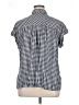 Style&Co 100% Rayon Checkered-gingham Blue Short Sleeve Blouse Size XL - photo 2