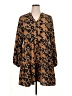 Nine West 100% Polyester Brown Casual Dress Size XL - photo 1