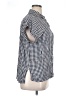 Style&Co 100% Rayon Checkered-gingham Blue Short Sleeve Blouse Size XL - photo 4