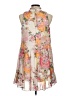 Bleecker 126 100% Polyester Floral Pink Casual Dress Size M - photo 2