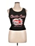 Shein 100% Polyester Black Sleeveless T-Shirt Size XL - photo 1