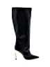 Schutz 100% Leather Black Boots Size 7 1/2 - photo 1