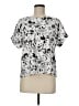 MELLODAY Silver Short Sleeve Blouse Size M - photo 1