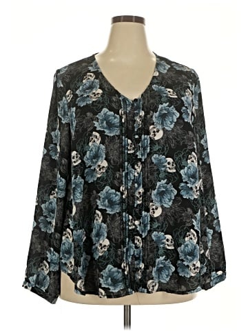Torrid 3/4 Sleeve Blouse (view 1)