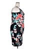 Rouge Tropical Black Cocktail Dress Size 2X - photo 4