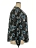 Torrid 100% Polyester Floral Teal 3/4 Sleeve Blouse Size 2X Plus (2) - photo 4