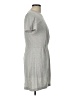 Assorted Brands Solid Gray Casual Dress Size L - photo 4