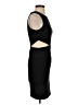 Topshop Solid Black Cocktail Dress Size 4 - photo 4